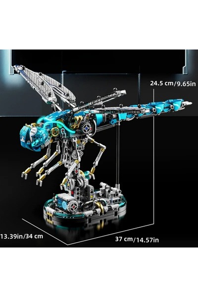 Choice no box 13086 866PCS MOC Creative Dragonfly Mechanical Model Building Blocks Kit DIY Construction Toy