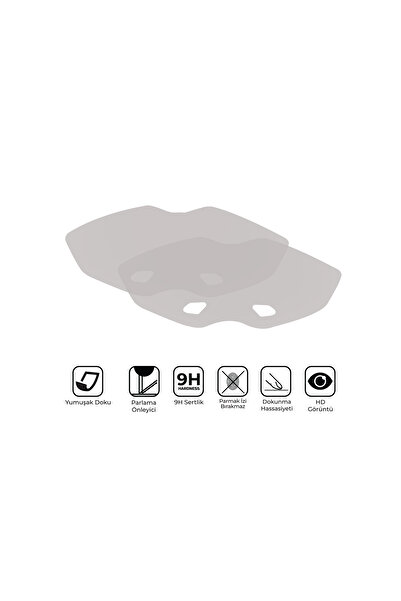 GP KOMPOZİT TVS Jupiter 125 2024 Uyumlu Motosiklet Ekran Koruyucu Şeffaf