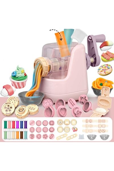 OEM Kit for modeling play dough - Pasta workshop - Set with 29 pieces and 12 play dough colors