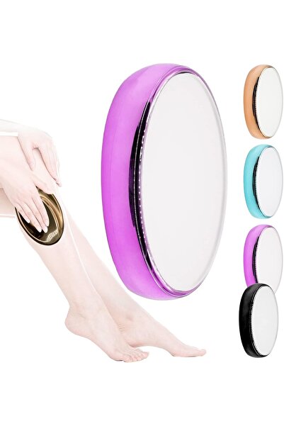 Erpmel epilator cu frecare, nanocristale/ABS, violet, 10,5 x 6,5 x 3 cm