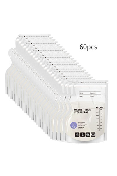 Moon Piece 60 كيسًا من أكياس تخزين حليب الثدي الحساسة للحرارة - مصنوعة من ماد...