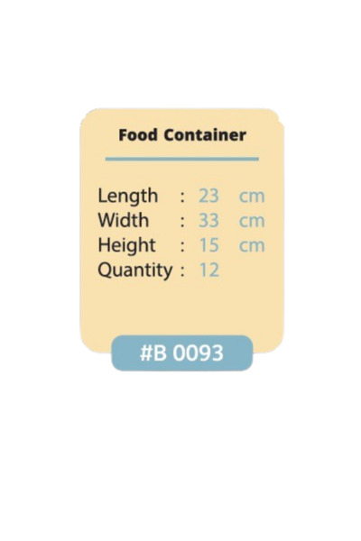 COCONALY Food container set - 3 pieces