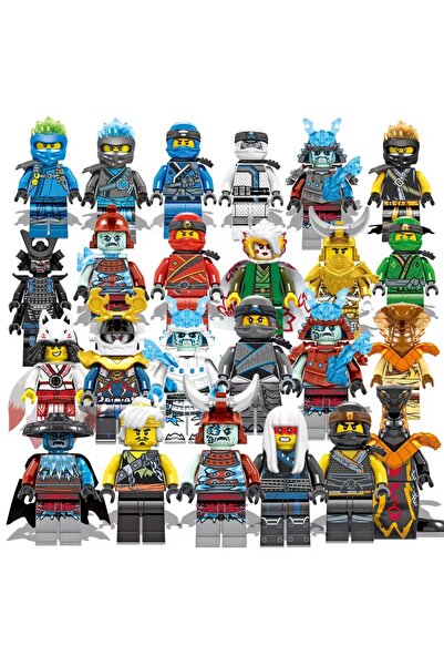 Choice 1002 24 قطعة شخصيات كرتونية من الطوب جاي زين كاي نيا لويد ساموكاي كول ...