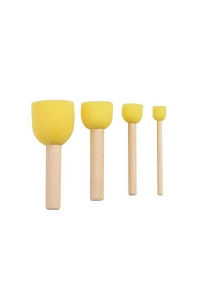 Brons Sponge Buffer Brush Set of 4 (Pompon Brush)