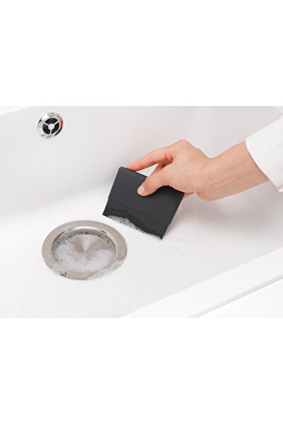 Brabantia SinkSide 2-in-1 Dish Cleaner and Dryer 1003321, Ergonomic shape, Silicone, Dark gray