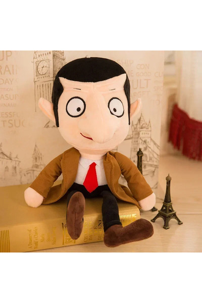 BANDAI دمية دب مستر بين المحشوة باليد مقاس 30 سم، دمية فيلم كرتونية كوميدية، ...