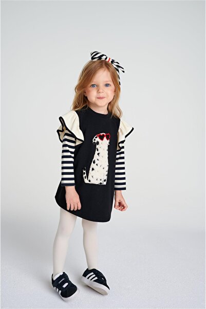 Lia Lea BG Store Kız Bebek Siyah Elbise