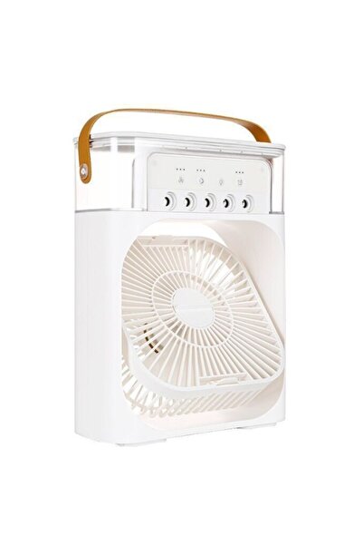 OEM Mini portable air cooler with humidifier, 600ml water tank, 25x20x8.5 cm, white