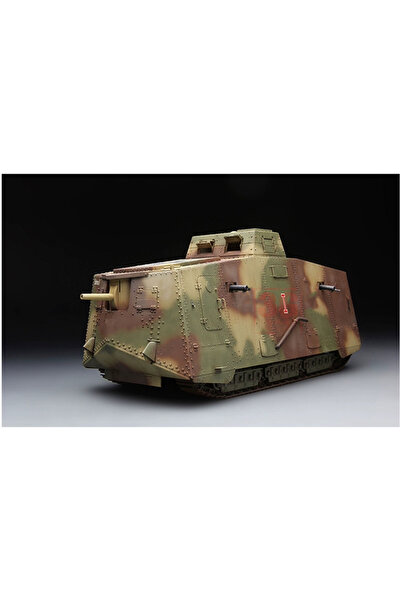 Choice مجموعة نموذج بلاستيكي للدبابة الألمانية A7V من طراز MENG MODEL TS-017 بمقياس 1/35 (KRUPP)