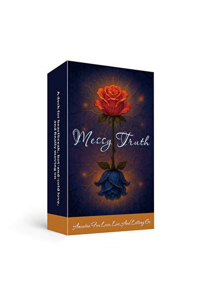 Choice A668 Messy Truth Oracle Deck, 54 Relationship Oracle Cards for Self Discovery, Affirmation, Love & R
