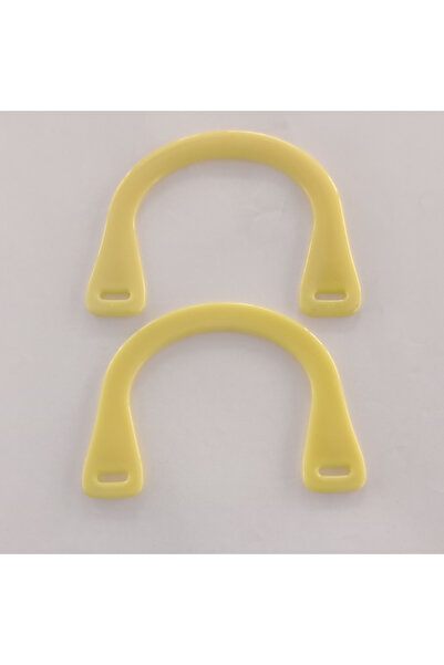 AĞIRSOY Mâner din plastic galben pentru pungi