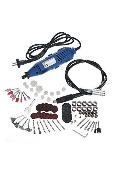 TEHNOSHOP Professional 117-piece biaxial milling kit with accessories