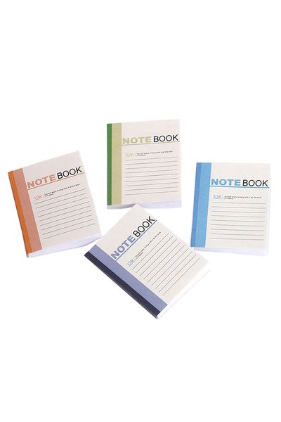 Choice 4 قطع 4 قطع 1/12 بيت الدمية دفتر ملاحظات صغير كتاب تمارين نموذج بيت ال...