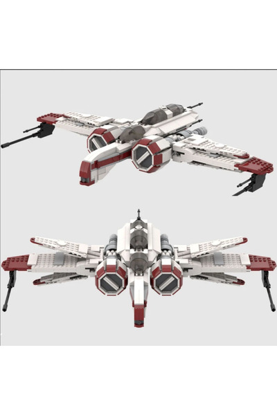 Choice 828 قطعة من طائرة مقاتلة من طراز MOC ARC-170 Star fighter مجمعة على شكل حرف V طائرة استطلاع طائرة سوبر مقاتلة من طراز Star fighter
