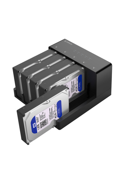 Orico 6558US3-C 5x 2.5/3.5 SATA HDD Yuva,Max.5x18TB Desteği,Tak&Çalıştır Disk İstasyonu
