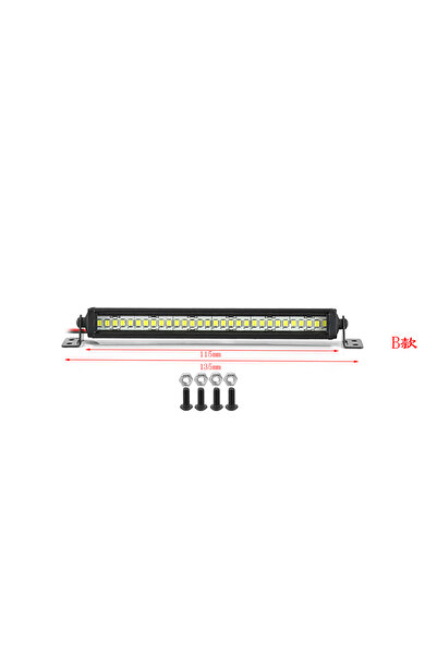 Choice 115MM 55/75/95/115/135/215mm LED Light Bar Roof Lamp Lights for Axial SCX10 90046 Traxxas TRX4 Slash