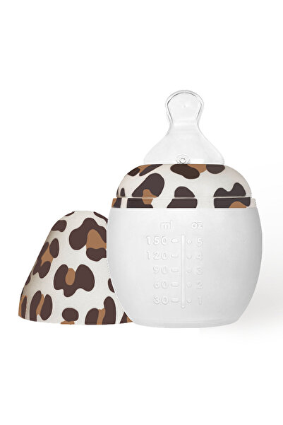 Elhee Anti-Kolik Medikal Silikon Biberon 0 ay+ Leopar 150 ml