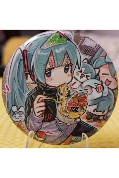 Miniso بروش هاتسوني ميكو شارة هاتسوني ميكو مشروع ديفا أنيمي محيطي لطيف كرتون ...