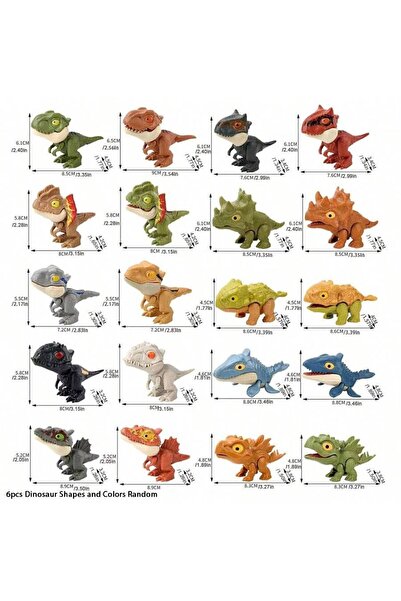 Choice ١٠ قطع عشوائية من ألعاب الديناصورات التي تعض الأصابع | نموذج محاكاة بم...