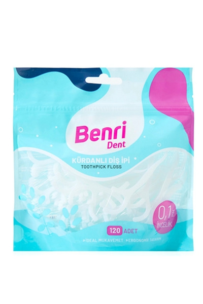 Benri Dent Kürdanlı Diş İpi 120'li