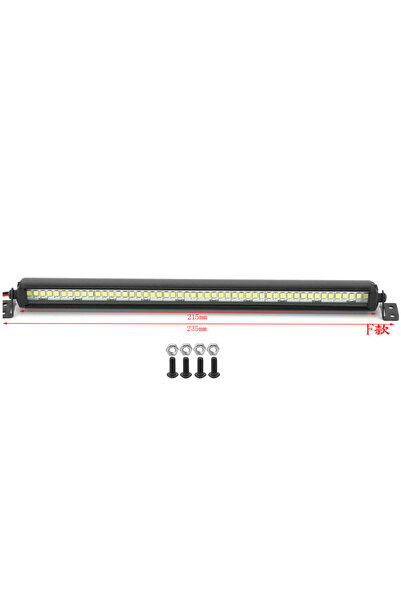 Choice 215MM 55/75/95/115/135/215mm LED Light Bar Roof Lamp Lights for Axial SCX10 90046 Traxxas TRX4 Slash