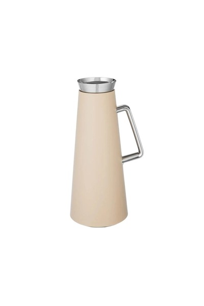 ORIAN ترمس قهوة هوست بيراميد، لون بيج داكن وفضي، سعة 1 لتر