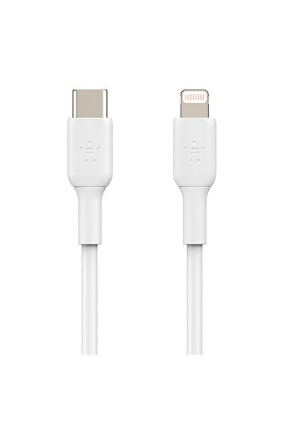 Belkin كابل Lightning TO Type-C، 1 متر، أبيض، CAA003bt1MWH