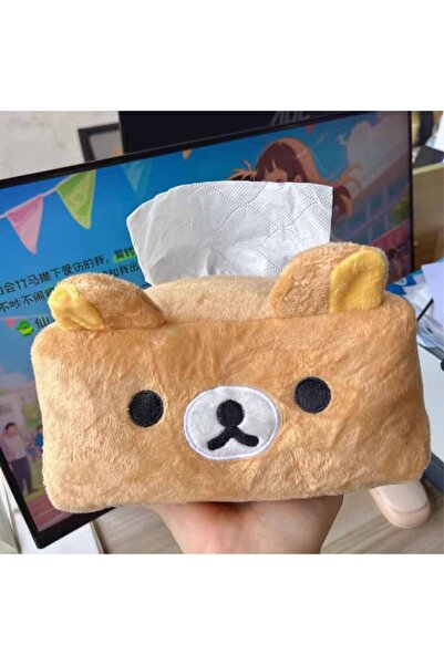 Miniso حقيبة ورقية كبيرة السعة من B Rilakkuma على شكل قلب لفتاة أنمي كرتونية ...
