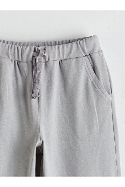 LC Waikiki LCW Kids Siyah Beli Lastikli Erkek Çocuk Jogger Eşofman Alt 2'li