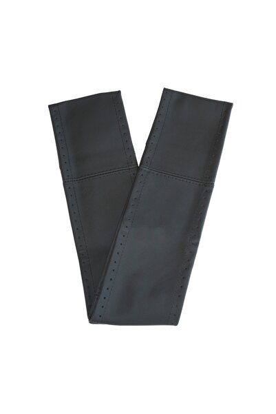 Mega Drive HUSA VOLAN CU SNUR PIELE NATURALA NEGRU 42-43 cm