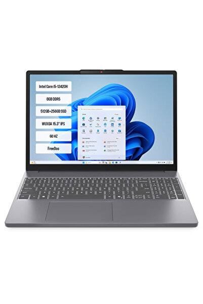 LENOVO IP3 83K100Q0TR-01 i5-13420H 8GB DDR5 512GB+256GB SSD WUXGA 15.3" IPS F...