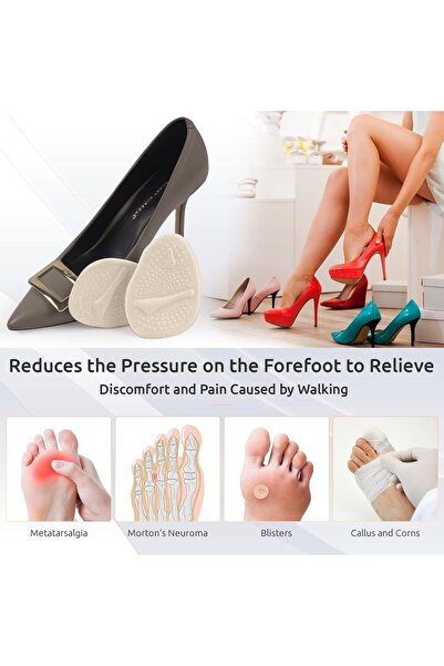 Altartar Set de 6 perechi de branțuri, silicon/gel, negru/bej/transparent, 7 x 10 x 0,3 cm