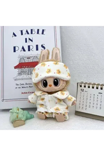 Miniso NO DOLL pajamas 01 Labubu Mini Pajamas with Eye Mask Three-piece Kawai...