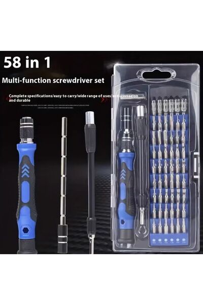 Home Care uae Home Care 58 in 1 Multi-Function Steel Screwdriver Set, Precision Repair Tool Kit for Electronics