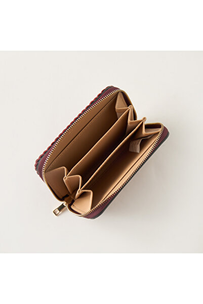 SASHA Textured Zip Around Wallet