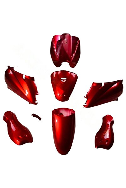 ÇELİKMOTO VİTELLO LİKYA YUKİ DÜNYA KRAL GÜNEŞ STMAX ALFA DORA MODEL GRENAJ KAPORTA SETİ KIRMIZI