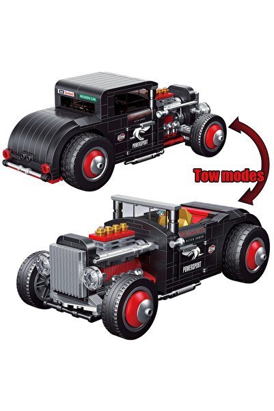 Choice مجموعة سيارات كلاسيكية فنية بدون صندوق، مكعبات بناء، نموذج سيارة للبالغين، مكعبات بناء صعبة