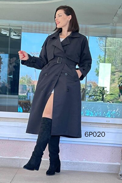 İnce Topuk Prive Seri Apoletli Torino Trençkot 6p020