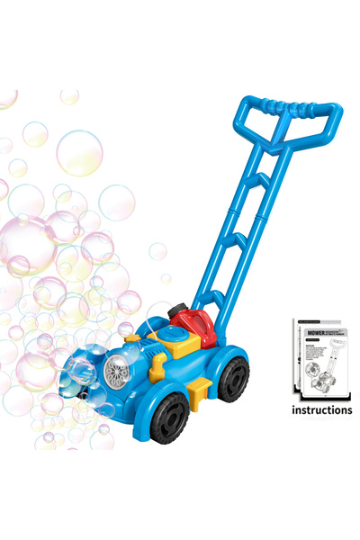 Choice جزازة العشب الفقاعية للأطفال الزرقاء، منفاخ فقاعات إلكتروني، للاستخدام الخارجي في الصيف، للحديقة الخلفية