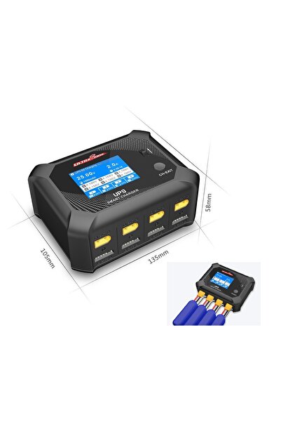 Choice EU UltraPower UP9 4 Channels Smart Blance Charger Discharger for 1-6S LiPo/LiHV/LiIon/LiFe Battery A
