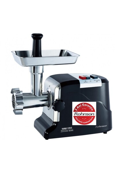ROHNSON Meat grinder R5410 Turbo Force, 3000W, capacity 1.6kg/min, metal gears