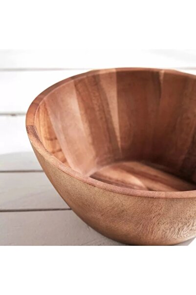 Billi Ribbed Billy Wooden Bowl 22 cm