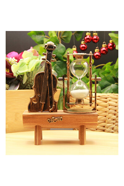 URZ GRUP Decorative Violin Design Hourglass