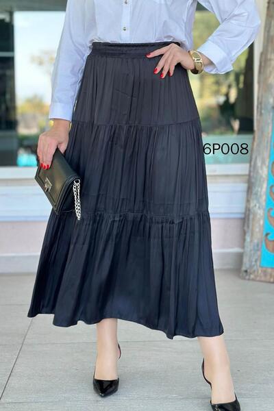 İnce Topuk Prive Series Satin Skirt 6P008