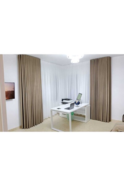 perdra Velvet curtains, 320 GSM, with modern texture with included drapery
