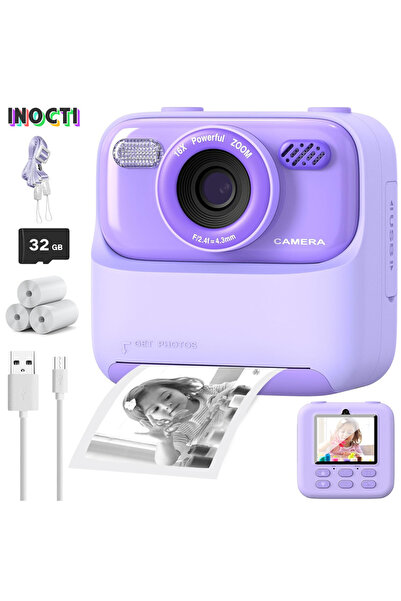 Choice5 كاميرا طباعة فورية للأطفال من إنتي، كاميرا رقمية للأطفال الصغار، كامي...