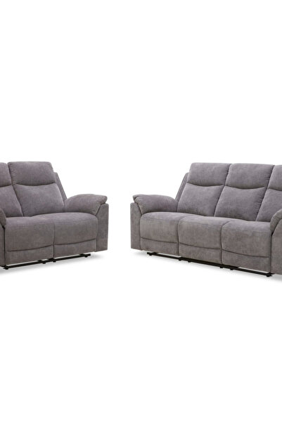 Icon Living أريكة استرخاء بثلاثة مقاعد بتصميم أنيق وعصري