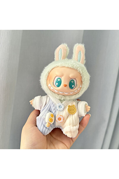 Choice لا دمية 7 ل Labubu V1 V2 15 سم 17 سم ملابس دمى Labubu قناع عين لطيف بي...