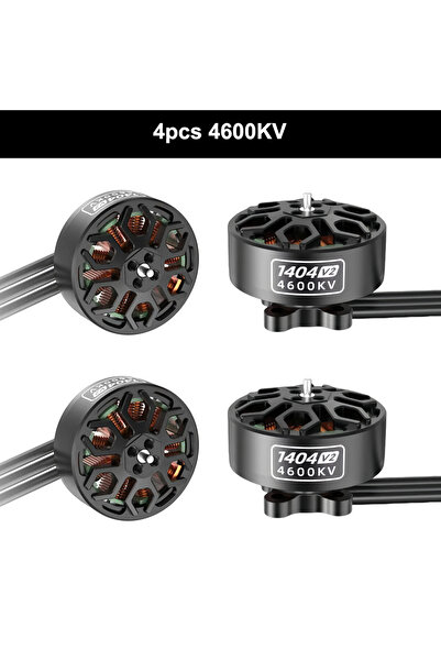 Choice 4pcs 4600KV SpeedyBee 1404 V2 Motor 4600KV 4S LiPo for Bee25 2.5inch FPV Drone Suitable for violent