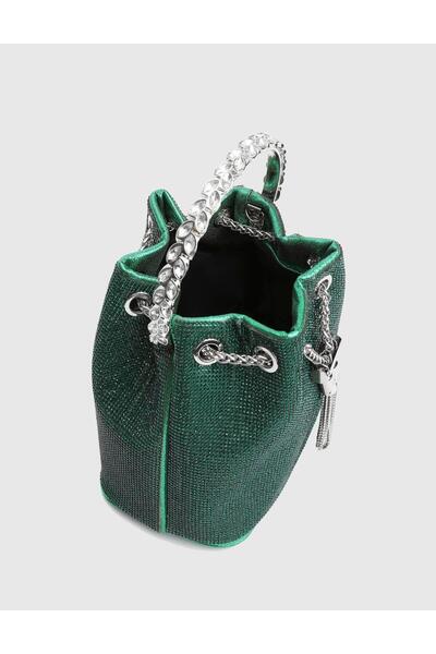 İLVİ Gores Yeşil Kadın El Çantası
